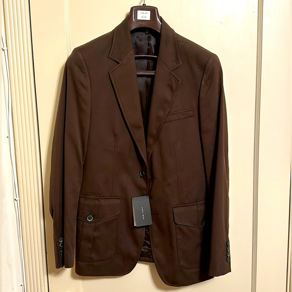 Zara Blazer Brown 40R Single-Breasted